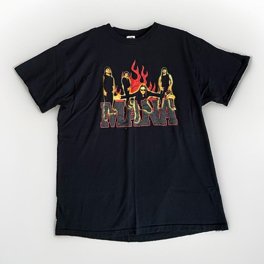 Vintage 2003 MANA Revolucion De Amor Tour T Shirt XL Rock En Espanol Concert